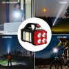 Lumină LED Multifuncțională Portabilă Reîncărcabilă cu Energie Solară Sursă de Lumină Duală USB Reflector de Căutare pentru Exterior Lumină de Camping pentru Drumeții