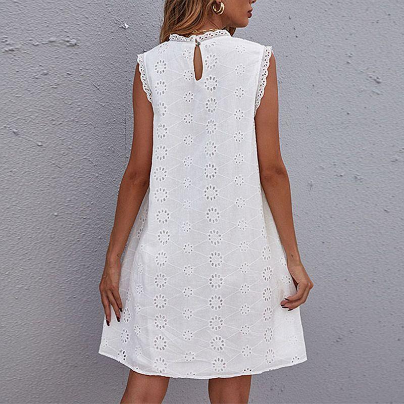 Dress Summer Loose Crochet Dress Lace