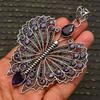 Amethyst Gemstone Pendant : 925 Sterling Silver Handmade Jewelry Pendant