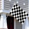 1pc Single-Sided Plaid Racing Print Durable Flag, Outdoor Banner Sign, Party Breeze Home Decor, Fade-Resistant Flag, High-Quality Hanging Flag, Yard D
