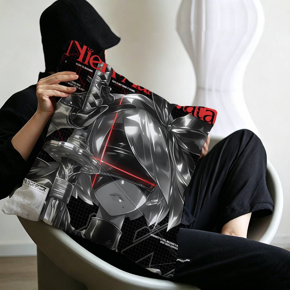 N-Nier Anime Lucky Dragon pillow cover sofa cushion cover home room decoration children gift
