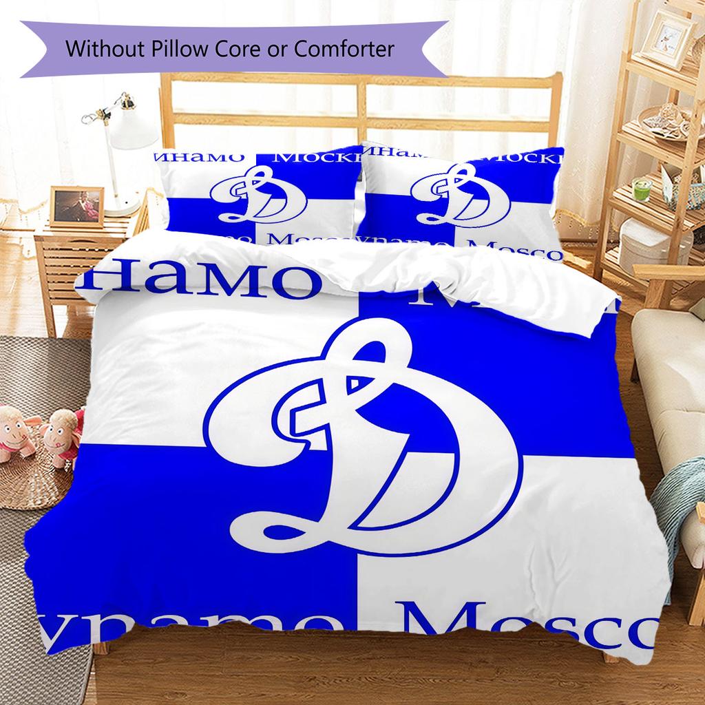 Dynamo Moscow Power Bedding Quilt Set Quilt Cover Pillowcase Home Decoration Birthday Gift (1 * duvet cover + 2 * pillowcase, without core)