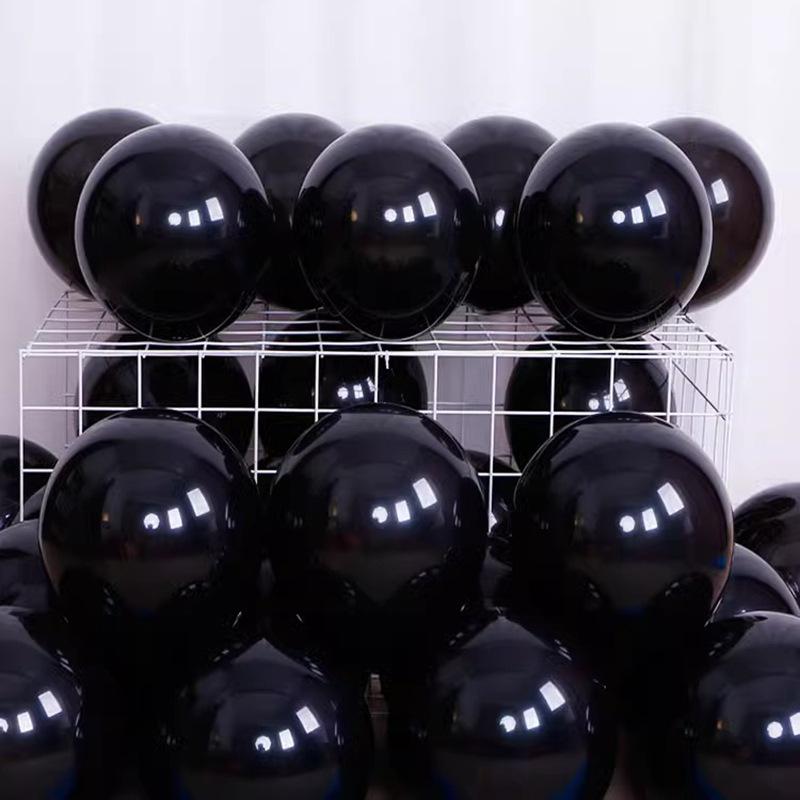 Black & White Silver Balloons for Birthday, Engagement, Proposal, or Store Opening Decorations