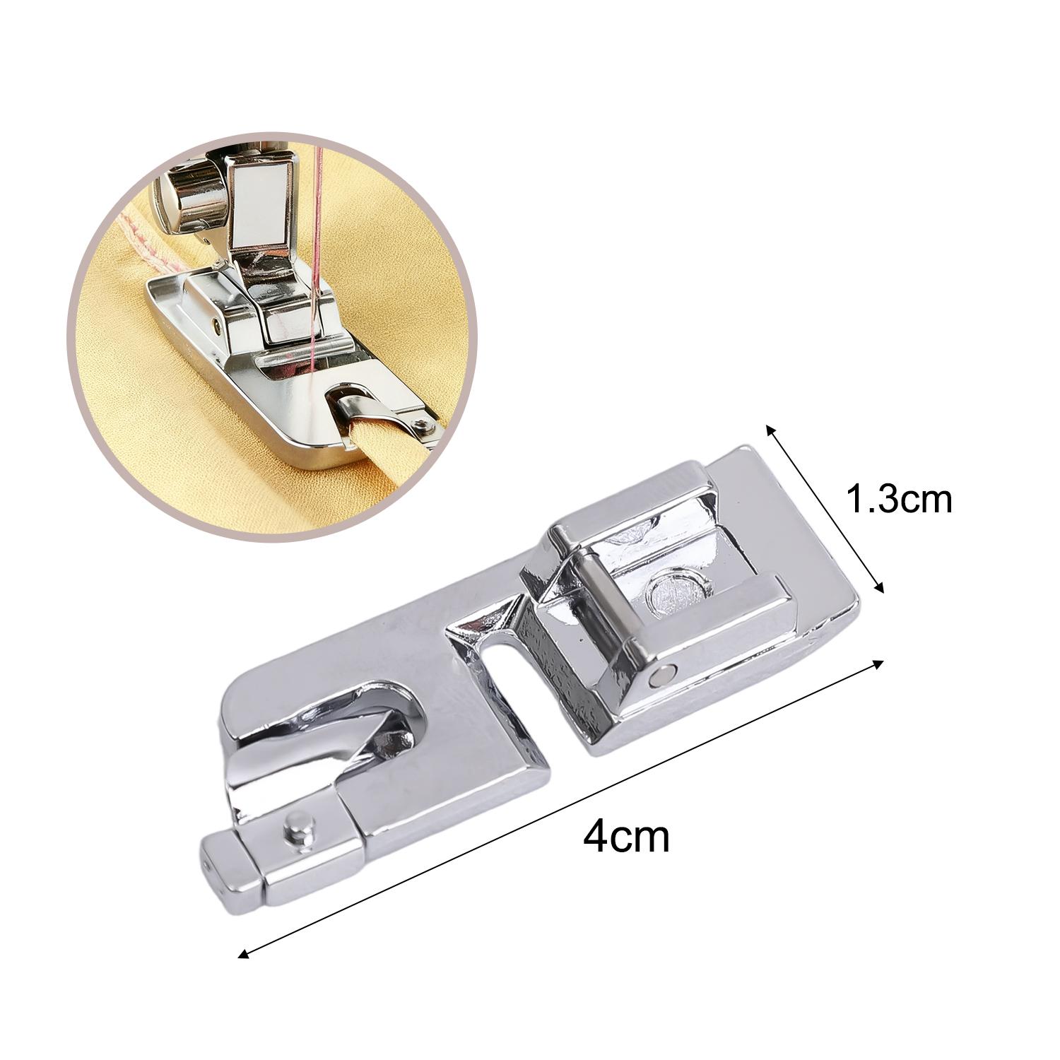

Narrow Rolled Hem Presser Foot Sets For Singer BrotherDomestic DIY Apparel Sewing Machine Household Sewing 3MM/4MM/6MM 1pc