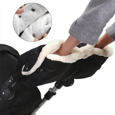 New Universal Stroller Gloves Windproof Newborn Baby Push Chair Glove Handlebar Gloves Winter Warm Baby Stroller Accessories