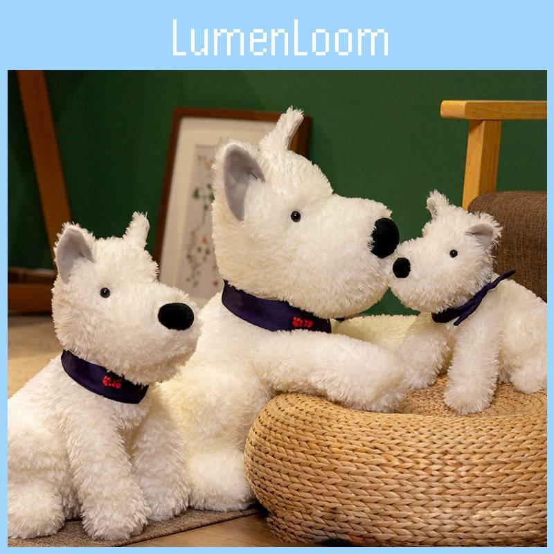 Cute West Highland White Terrier Plush Doll Fluffy Stuffed Animal Ideal For Birthdays And Special Occasions