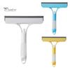 Streak-free Window Cleaning Scraper Glass Wiper 3-In-1 with Spray Bottle Surface Cleaner Tool Ergonomic Handle All-Purpose Integrated