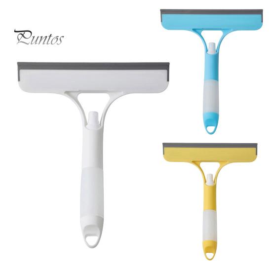 Streak-free Window Cleaning Scraper Glass Wiper 3-In-1 with Spray Bottle Surface Cleaner Tool Ergonomic Handle All-Purpose Integrated