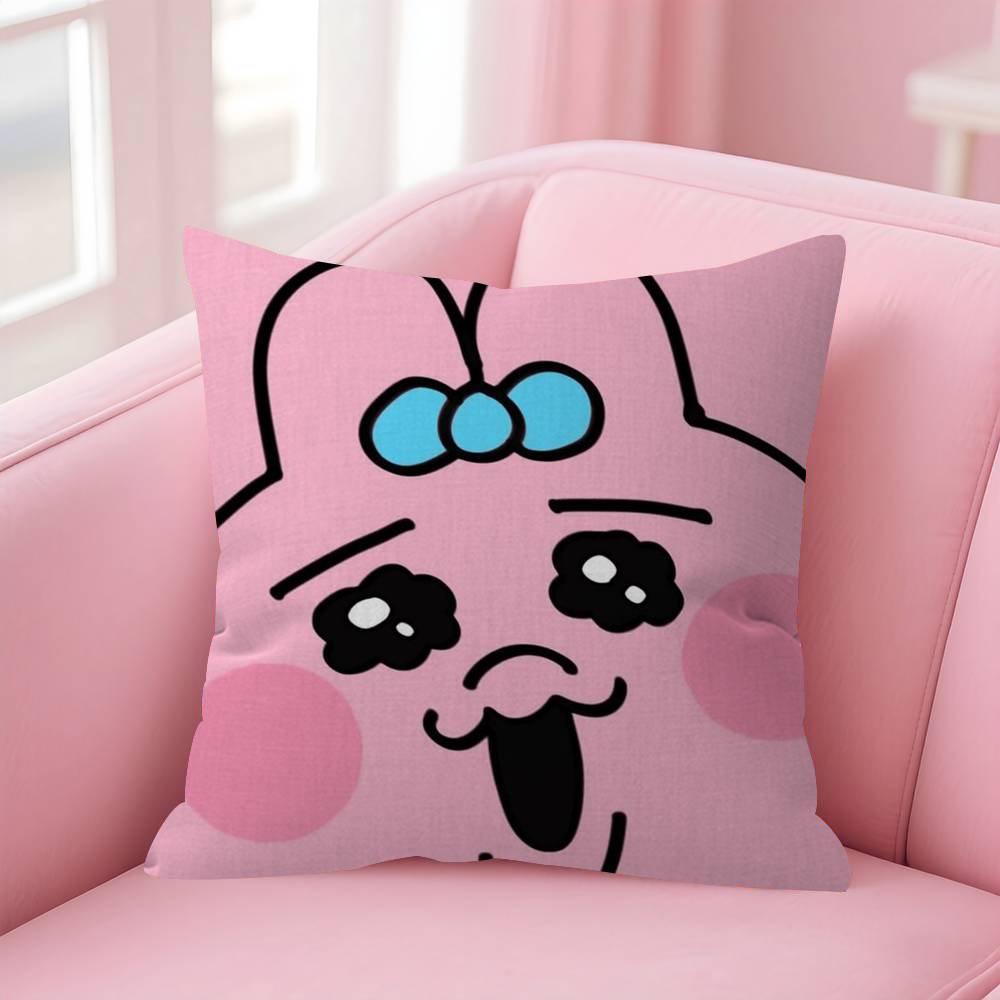 Kawaii OOpanchu Usagi  Maple Design Cushion Cover Happy Autumn Harvest decor Holiday Decorati Pillow Cover