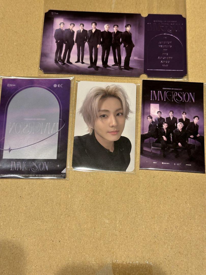 

[USED] ENHYPEN VR IMMERSION JUNGWON 1st Edition Admission Bonus