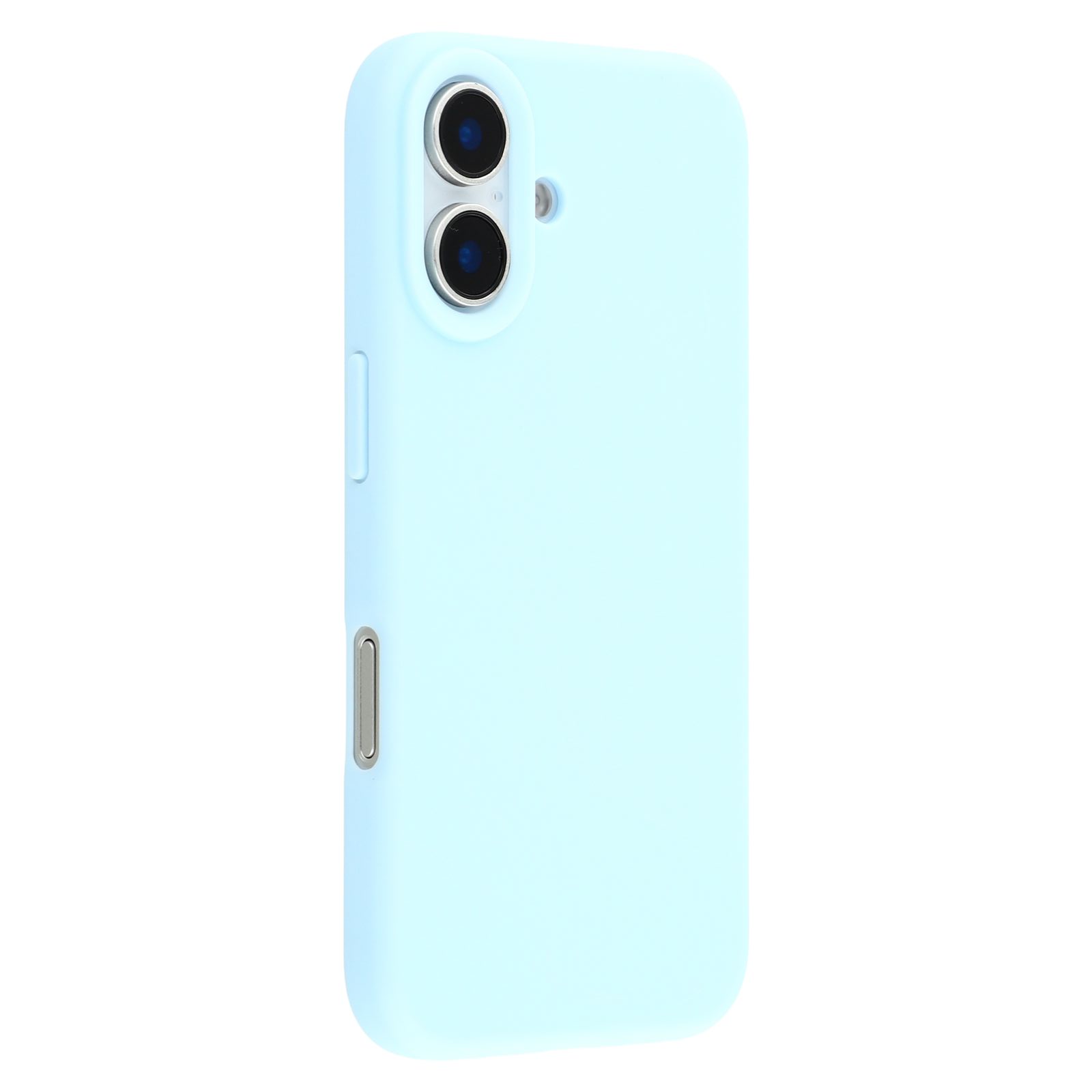 

For iPhone 16 Case 2.0mm Thick Solid Color Soft TPU Phone Back Cover Large Lens Cutout D