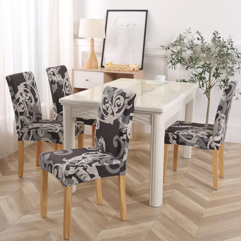 Dining Chair Slipcover Parsons Chair Furniture Protector Stretch Chair Covers For Dining Room, Restaurant, Kitchen, Party 4/6Pcs