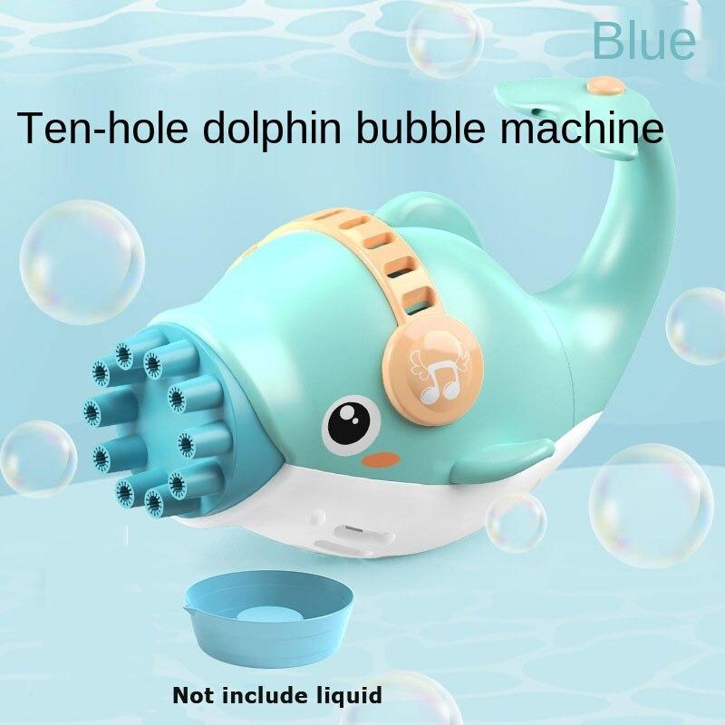 Cartoon Camera Bubble Machine Dolphin Bubble Gun Blowing Automatic Soap For Kids Summer Outdoor Children Toys Gift
