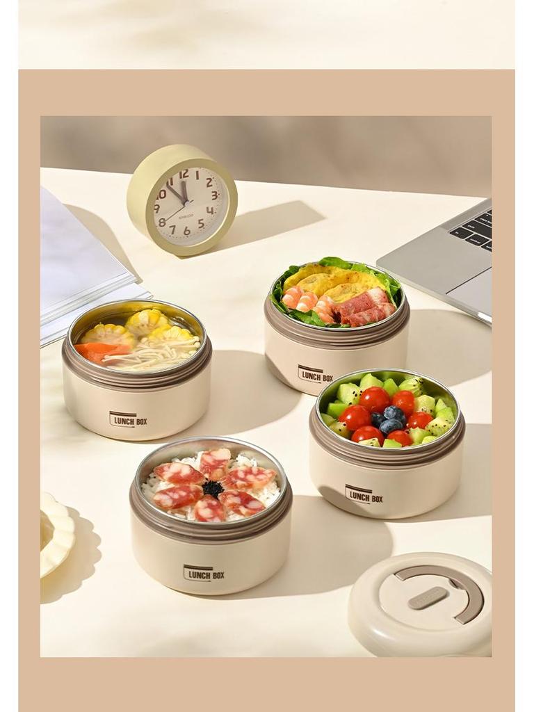 Large Capacity Multi-Layer Portable 316 Stainless Steel Microwaveable Insulated Lunch Box