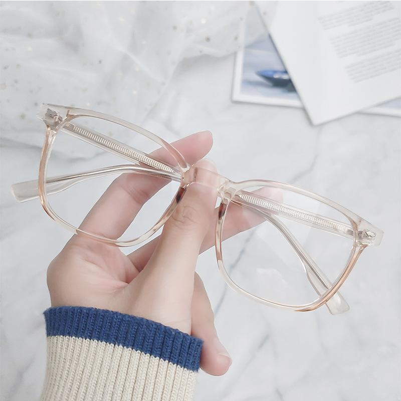 Ретро TR90 вставка анти-синий свет очки рисовый стиль ногтей женские простые очки оправа — фото 3