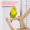Hanging Bird Swing Toys Bite Resistant Rocking Perch Stand Parrot Stand Wheel  Cage Accessories