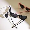 3pcs Women's Cute Cat Eye & Heart Shaped Party SunGlasses Shades Beach Accessories Halloween