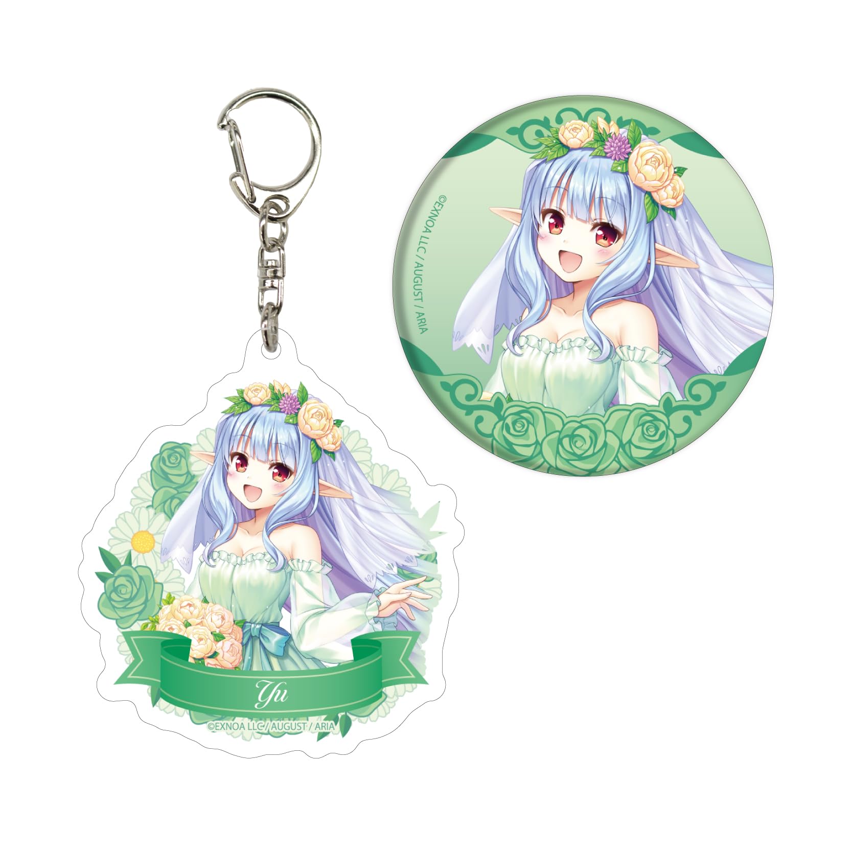 

A3 Iris Mystillia ~Секрет девичьей мечты~ 01 Ты Свадебное платье вер.. [Оригинальная иллюстрация] Набор акриловых брелоков и значков Акриловый ключ 65 х