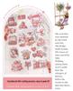 Yue Zhen Retro Journey Die-Cut Sticker Book for DIY Journals