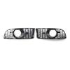 1 Pair M3 Style Car Front Bumper Lower Fog Light Lamps Grilles Grille Replacement For BMW 3-Series E90 E91 E92 E93 2006-2011
