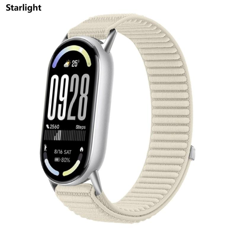 Nylon Loop Strap For Xiaomi Mi Band 10 9 8 Replacement Wristband Bracelet For Xiaomi Mi Band 9/ 10 /8 NFC Watchband Accessories