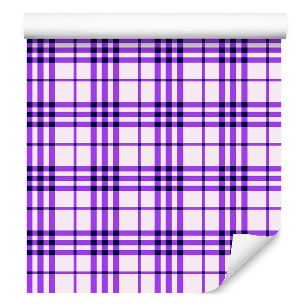 Purple Lavender, Purple and White Checkered Wallpaper 50x1000