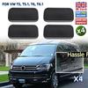 4X For VW T5 T5.1 T6 T6.1 Kombi Transporter 2013 - Onwards Seat Base Caps Cover Durable Car Seat Base Caps Easy To Install Black