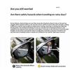 Retractable Car Side Mirror Wiper 66cm Extendable Universal Fit Rearview Mirror Squeegee for Car SUV Truck Rainy Use