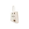 Bally Crystalia Hong Kong Style Logo Print Detail Fabric Tote Bag Unisex Tote Bags Natural Brown 6236963