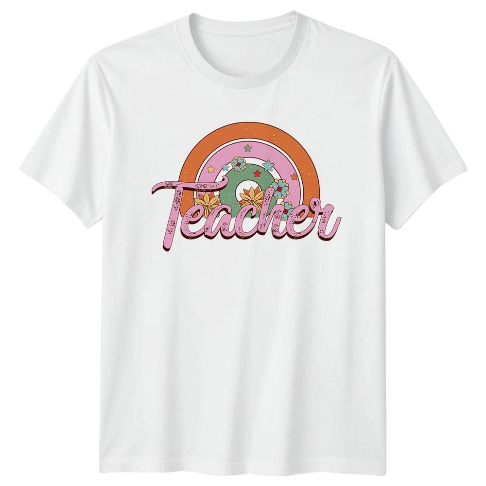 Teacher Unisexs TShirt Retro Boho Teaching Appreciation Day Gift For Her S