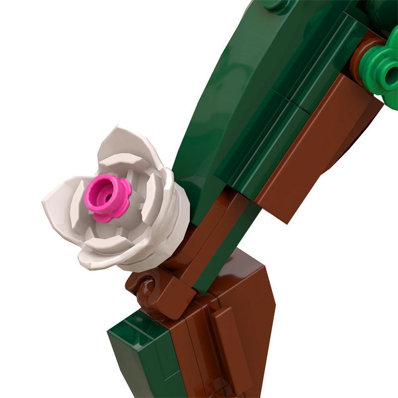 Orchid Monster Building Blocks Toy Model Ornament