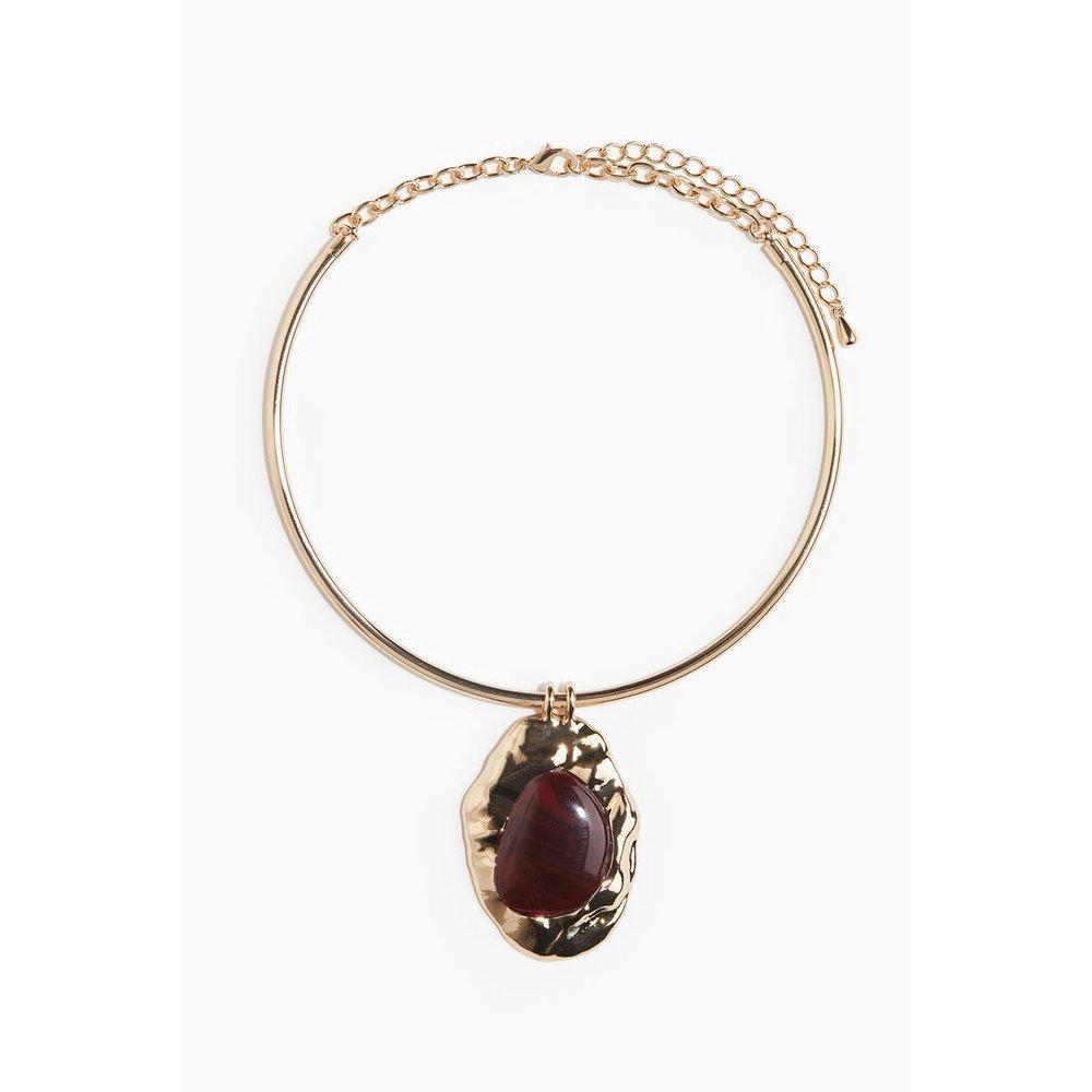 Hard Pendant Necklace Gold Color 1291949001