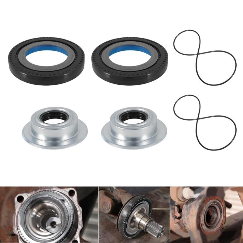 Tube Dust Seal Set Simple Install Front Axles Seal Set Essential Front Axles Vacuum Seal Set Suitable for Dana 2005-209