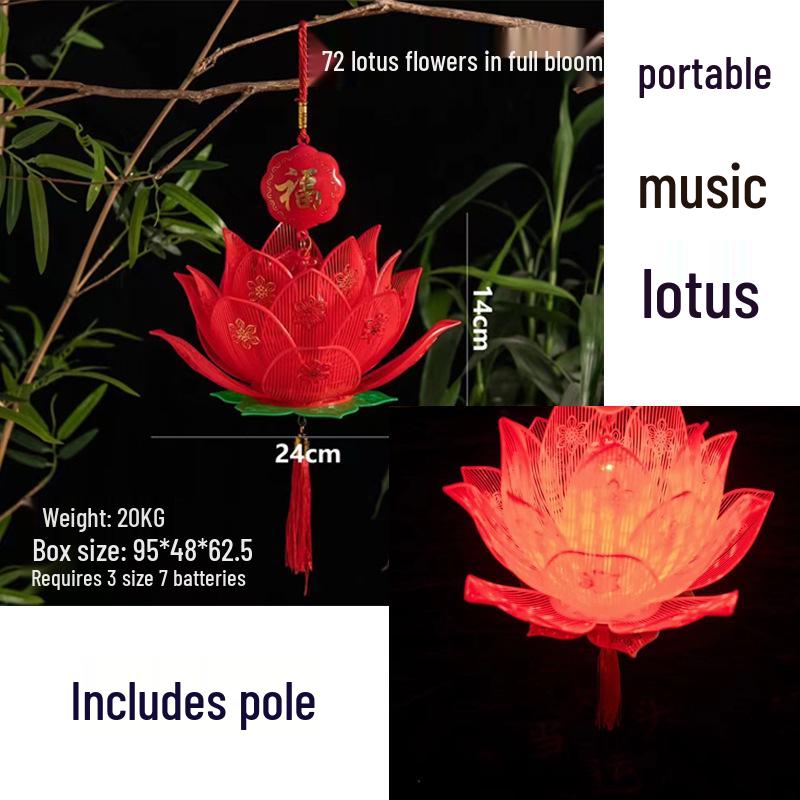 2026 Year of the Horse Spring Festival Children's Handheld Cartoon Lantern Toy