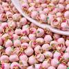 5pcs Fashion Strawberry Peach Watermelon Enamel Charm For Jewelry Making Supplies 3D Alloy Pendant DIY Accessories Findings Bulk