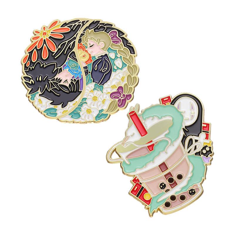 Creative Anime Cartoon Brooch Unique Design Fashion Accessory For Bags And Clothing