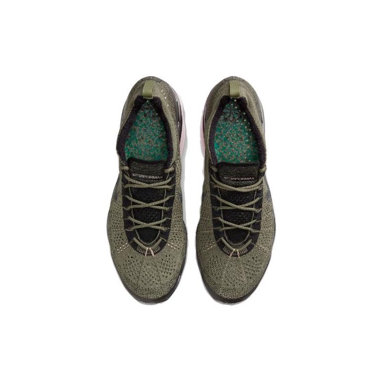 Nike Air VaporMax 2023 Flyknit Medium Olive Pink Oxford Men Sneakers Green Black DV1678-200