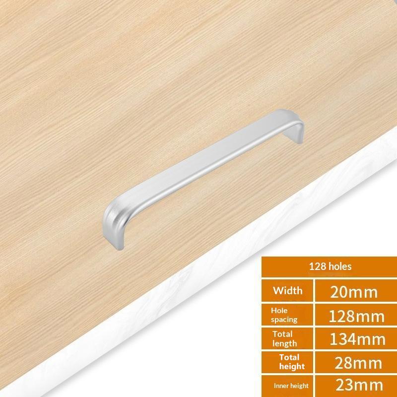 Aluminum Alloy Furniture Cabinet Door Handle Drawer Pulls Knobs Multi Size For Wardrobe Cupboard Home Decoration