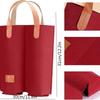 1 Pezzo Borsa per Vino in Feltro Singola Bottiglia Borsa Termica Portabottiglie Borsa Portabottiglie Vino Imbottita Raffreddatore per Vino Regalo per Amanti del Vino o Matrimonio