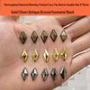 Acrylic Rhombus Double-Hole Faceted Rhinestones (9x15mm) for Performance Costumes, Wedding Dresses, and DIY Jewelry