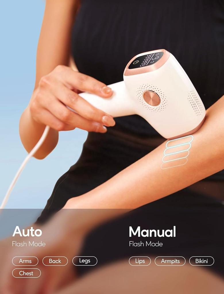 999999 Flashes Laser Hair Removal Device with Ice Cooling Care Function for Women Painless Whole Body Permanent Hair Removal