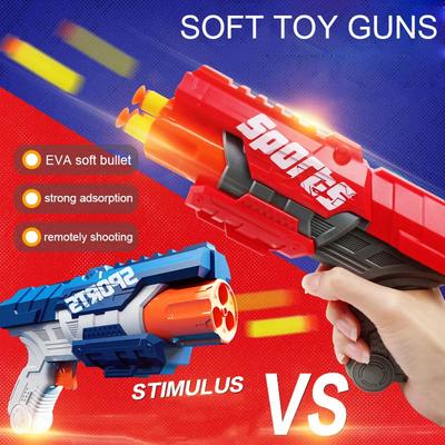 Eva Soft Sponge Bullets Toy Guns Kids Toy βεντούζα Βεντούζα Αφρώδης κεφαλή Soft Bullet Safe Toy Guns Boy Girl Δώρο
