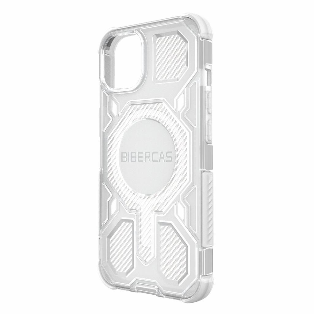 BIBERCAS J-16 Transparent Series For iPhone 14/13 Case Compatible with MagSafe TPU+PC Phone Cover