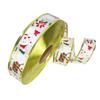 Festive 10 Meter Christmas Santa Snowman Decorative Ribbon For Holiday Gift Wrapping