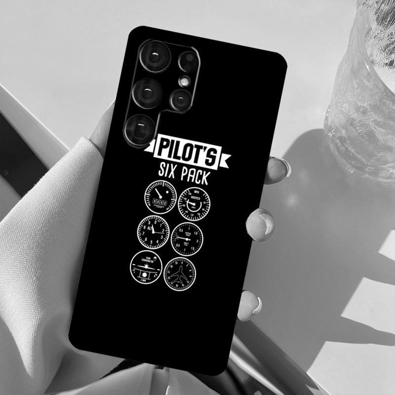 Aviation Aeroplane Pilot Cockpit Case For Samsung Galaxy S22 S21 Ultra Note 20 S8 S9 S10 Note 10 Plus S20 FE S21 FE Cover