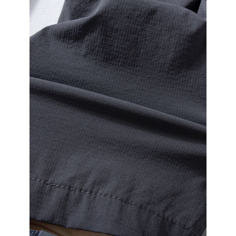 Summer Thin Long Pants for Men, Basic Versatile Work Pants, Water-Resistant, Stretchy, Quick-Dry, Loose Straight-Leg Casual Pants