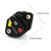 Car Audio Circuit Breaker Reset Fuse for System Protection Circuit Breaker Fuse Reset DC 12-32V Car Boat Auto Waterproof