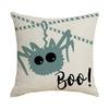 Halloween Pillow Cover Living Room Sofa Bedroom Pillow Single Sided Linen Pillow
