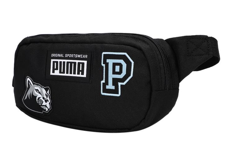 PUMA Sports Fabric Crossbody Bag, Fanny Pack Regular Unisex Black 078562-01
