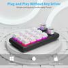 USB Wired Bluetooth 2.4G 3 Modes 12 Key 2 Knob Programming Macro Custom Keyboard PS Game Mechanical Keyboard Hot-swap Keypad